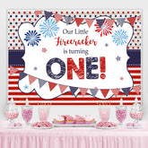 Lofaris 1st Birthday Backdrop Girls Independence Day Background